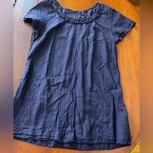 GAP Dark Blue Cotton Silk Shirt